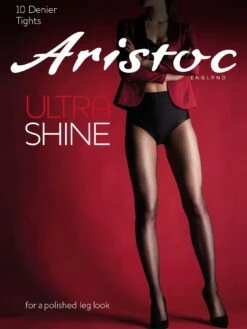 Aristoc 10d Ultra Shine Tights - Vaguely Black -Modish Muse UYH36 SQ4 0000016978 VAGUELY BLACK MDd