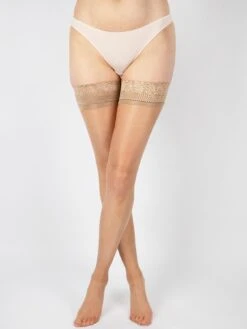 Aristoc 10d Ultra Shine Hold Ups - Nude