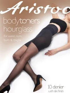 Aristoc 10D Hourglass Toner Tights - Black -Modish Muse UYH4A SQ4 0000000004 BLACK MDd