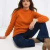 Joe Browns Fancy Sleeve Jumper -orange -Modish Muse V4CV4 SQ1 0000000198 ORANGE MDf