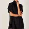 Monsoon Tabbard Poncho - Black -Modish Muse V4HD8 SQ1 0000000004 BLACK MDf