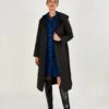 Monsoon Quinn Quilted Hooded Long Co - Black -Modish Muse V4HDE SQ1 0000000004 BLACK MDf