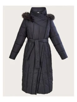 Monsoon Vera Vertical Stitch Padded - Charcoal -Modish Muse V63QR SQ3 0000000071 CHARCOAL MDo