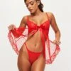 Ann Summers Bodywear Bon Bon Babydoll - Bright Red