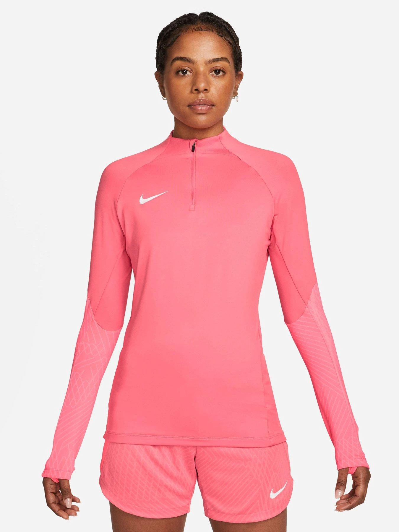 Nike Dri-FIT Strike Dril Long Sleeve Top - Pink 3 Nike Dri-FIT Strike Dril Long Sleeve Top - Pink