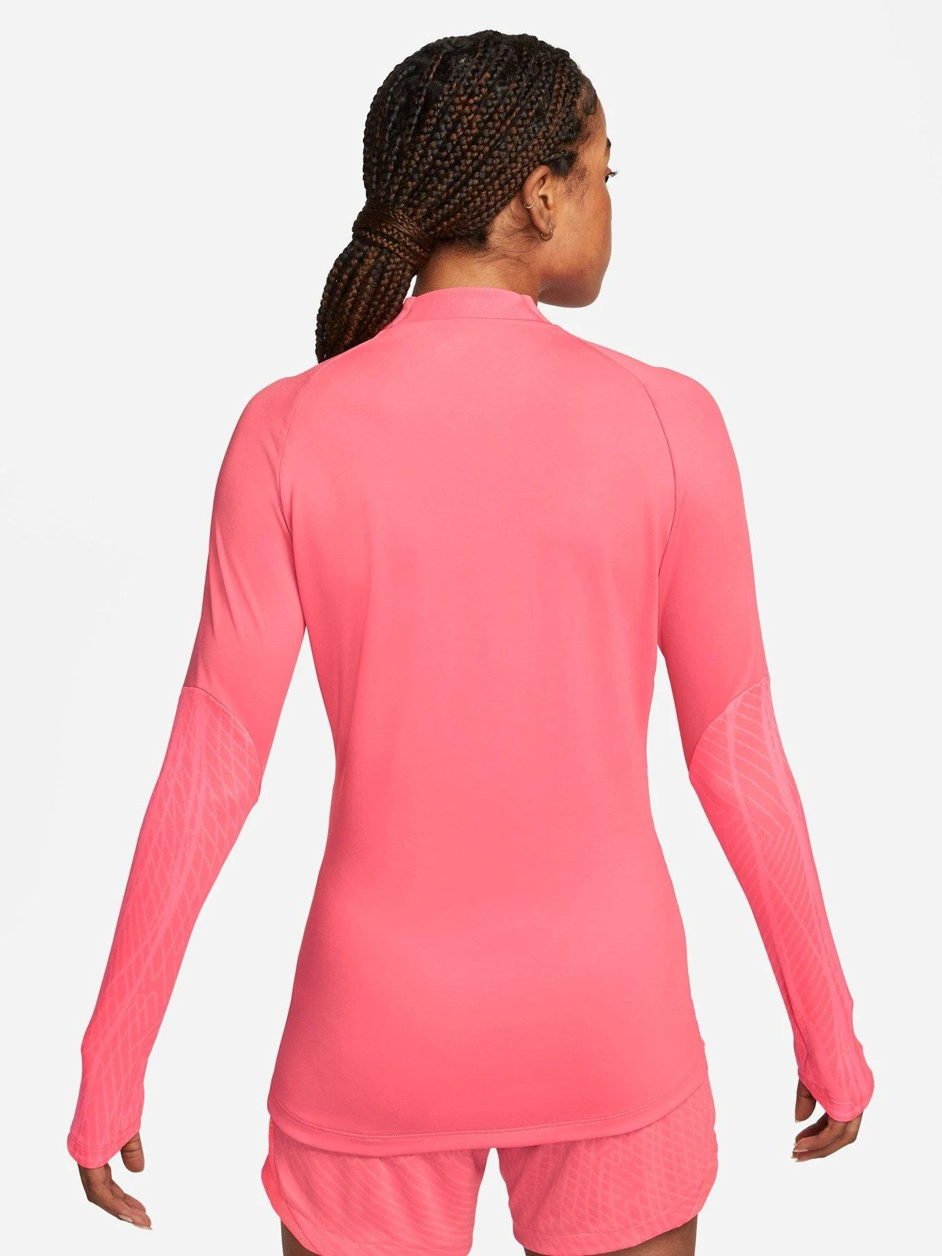 Nike Dri-FIT Strike Dril Long Sleeve Top - Pink 4 Nike Dri-FIT Strike Dril Long Sleeve Top - Pink - Image 2