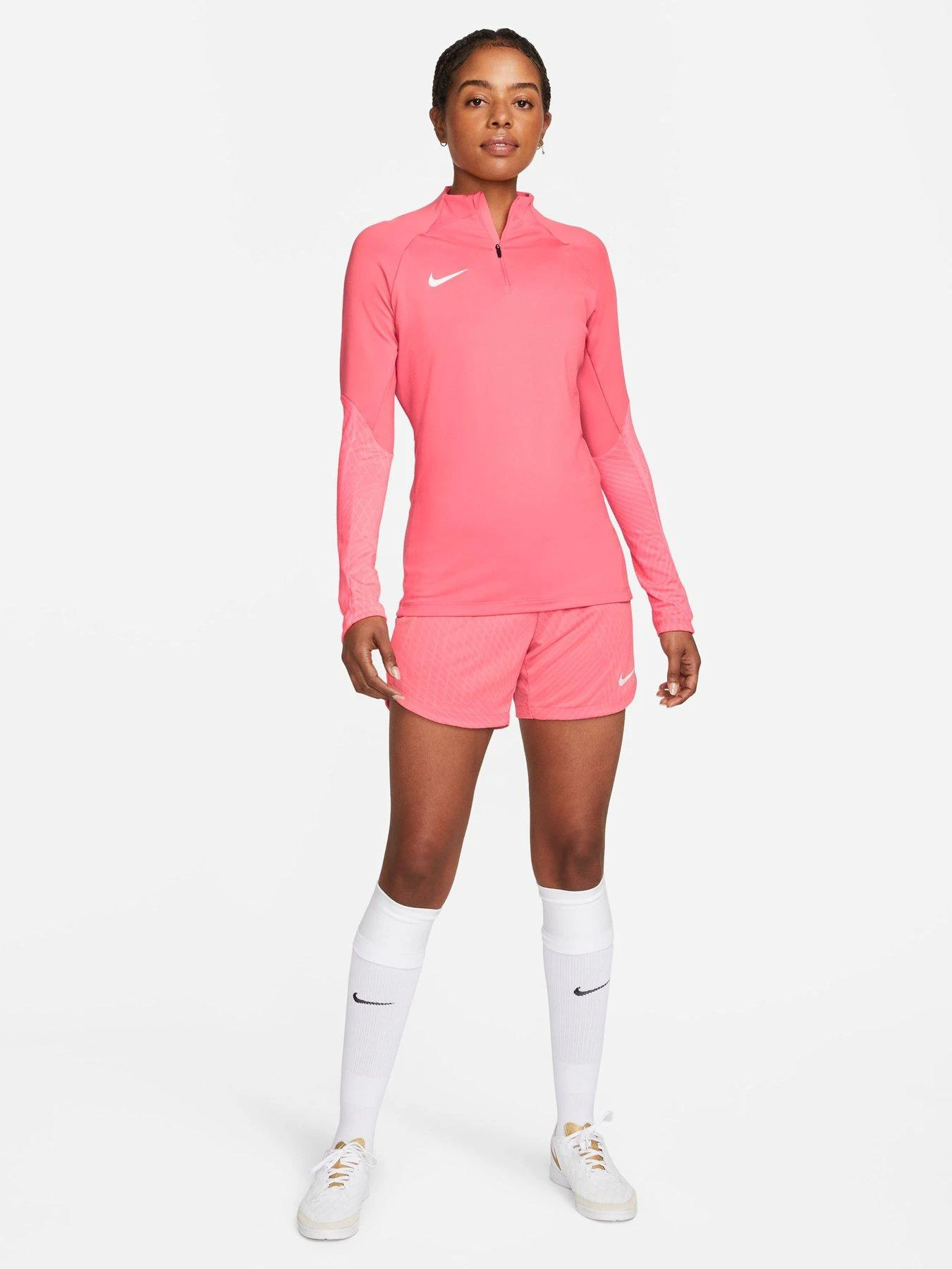 Nike Dri-FIT Strike Dril Long Sleeve Top - Pink 5 Nike Dri-FIT Strike Dril Long Sleeve Top - Pink - Image 3