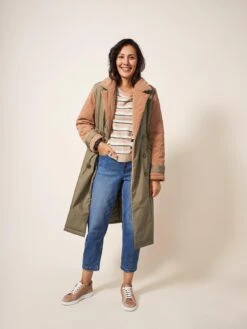 White Stuff Peyton Quilted Mac -Beige -Modish Muse VA7Z3 SQ3 0000000108 BEIGE MDo