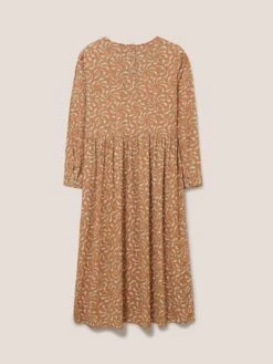 White Stuff Elisa Dress -brown -Modish Muse VA81B SQ5 0000000143 BROWN MDd1