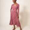 White Stuff RoseĀ ViscoseĀ Wrap Dress - Pink 2 White Stuff RoseĀ ViscoseĀ Wrap Dress - Pink -Modish Muse VA85O SQ1 0000000039 PURPLE MDf