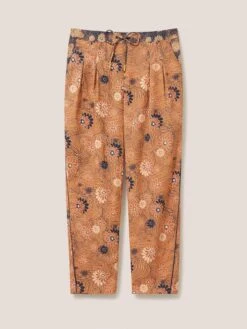 White Stuff Paige Printed Trouser -orange -Modish Muse VA87U SQ4 0000000198 ORANGE MDd