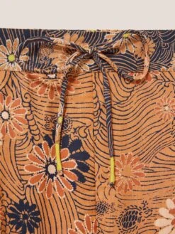 White Stuff Paige Printed Trouser -orange -Modish Muse VA87U SQ6 0000000198 ORANGE MDd2