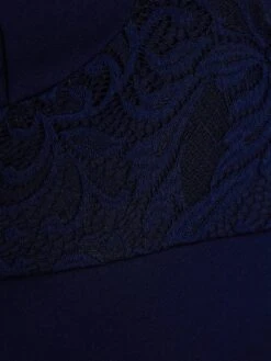 Quiz Curve Curve Lace Midi Dress -Modish Muse VALM5 SQ6 0000000354 DARK BLUE MDd2