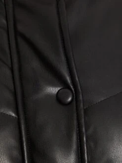 Quiz Short Faux Leather Gilet -Modish Muse VB8YY SQ6 0000000004 BLACK MDd2