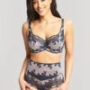Panache Clara Full Cup Bra - Navy/Pearl -Modish Muse VBZ9U SQ1 0000000048 NAVY MDf
