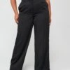 Calvin Klein Plus Wide Leg Pant - Black -Modish Muse VCCHK SQ1 0000000013 WHITE MDf