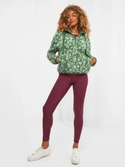 Joe Browns Printed Cosy Fleece- Green -Modish Muse VCDDG SQ3 0000000047 GREEN MDo