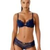 Gossard Superboost Lace Short - Midnight Blue -Modish Muse VD37S SQ1 0000000048 NAVY MDf