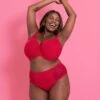 Curvy Kate Wonderfully Full Cup Balcony Bra - Red -Modish Muse VD4W3 SQ1 0000000017 RED MDf