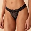 Accessorize Lace Thongs Set Of Three -Modish Muse VEL44 SQ1 0000000029 MULTI MDf