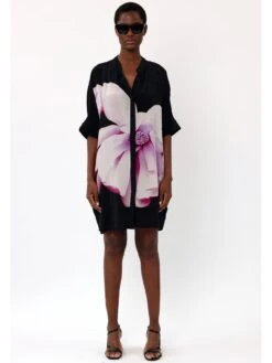Religion Floral Tunic Dress -Black -Modish Muse VELGQ SQ3 0000000063 PINK MDo