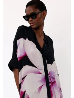 Religion Floral Tunic Dress -Black -Modish Muse VELGQ SQ5 0000000063 PINK MDd1