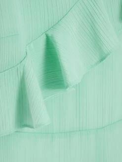 Quiz Chiffon Frill Jumpsuit -Modish Muse VEOT3 SQ5 0000003112 LIGHT GREEN MDd1