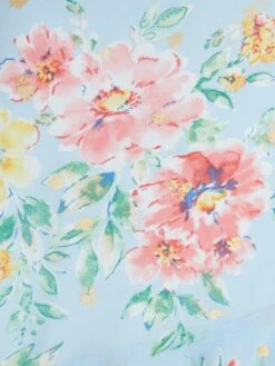 Quiz Floral Chiffon Midi Dress 11 Quiz Floral Chiffon Midi Dress -Modish Muse VEOUJ SQ5 0000000150 LIGHT BLUE MDd1