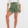 Joe Browns Sophisticated Safari Shorts -Green -Modish Muse VF3CV SQ1 0000000047 GREEN MDf