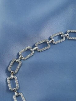 Quiz Satin Diamante Frill Playsuit - Light Blue -Modish Muse VFE1X SQ6 0000000150 LIGHT BLUE MDd2