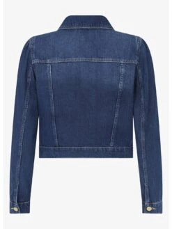 Mint Velvet Puff Sleeve Denim Jacket -Modish Muse VFGOE SQ6 0000000048 NAVY MDd2