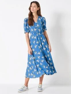 Crew Clothing Lola Dress - Blue