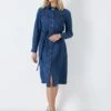 Crew Clothing Nola Denim Dress - Blue -Modish Muse VFSC7 SQ1 0000000020 BLUE MDf