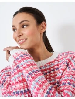 Crew Clothing South Sands Jumper - Multi -Modish Muse VFSJE SQ5 0000000029 MULTI MDd1