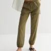 New Look Khaki Drawstring Cuffed Utility Joggers -Modish Muse VGL0E SQ1 0000005579 DARK KHAKI MDf