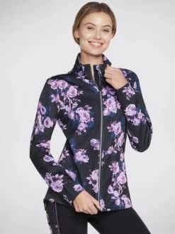 Skechers Skechcloud Winter Bloom Jacket - Winter Bloom - Print
