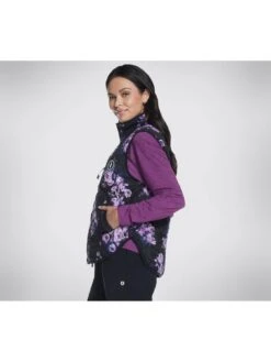 Skechers Goshield Winter Bloom Reversible Vest - Winter Bloom - Print -Modish Muse VH34B SQ3 0000000270 PRINT MDo
