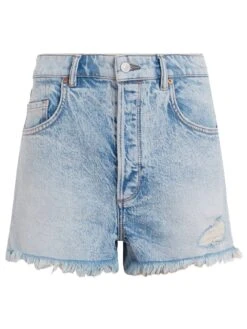 AllSaints Libby Denim Shorts - Indigo Blue -Modish Muse VHKF8 SQ3 0000000020 BLUE SLf