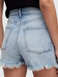 AllSaints Libby Denim Shorts - Indigo Blue -Modish Muse VHKF8 SQ6 0000000020 BLUE SLd1
