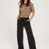 Lucy Mecklenburgh Relaxed Wide Leg Trousers - Black  -Modish Muse VHPE4 SQ1 0000000004 BLACK MDf