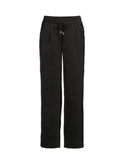 Lucy Mecklenburgh Relaxed Wide Leg Trousers - Black  -Modish Muse VHPE4 SQ5 0000000004 BLACK SLf