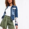 Joe Browns Summer Favourite Patchwork Denim Jacket - Multi -Modish Muse VHSH0 SQ1 0000000029 MULTI MDf