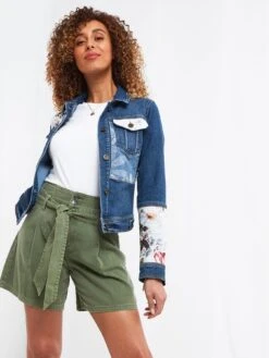 Joe Browns Summer Favourite Patchwork Denim Jacket - Multi