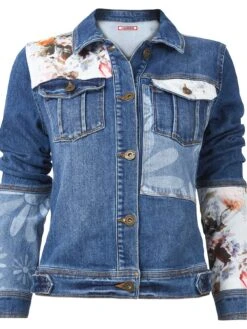 Joe Browns Summer Favourite Patchwork Denim Jacket - Multi -Modish Muse VHSH0 SQ5 0000000029 MULTI MDd