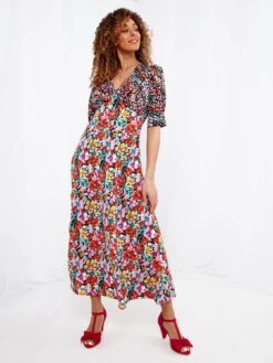 Joe Browns Day At The Races Dress Multi -Modish Muse VHSHA SQ3 0000000029 MULTI MDo