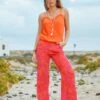 Joe Browns Sunset Vibes Trousers Pink -Modish Muse VHSI6 SQ1 0000000063 PINK MDf