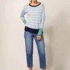 White Stuff Olive Jumper - Blue -Modish Muse VI3MS SQ1 0000000020 BLUE MDf
