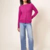 White Stuff Lulu Cardi - Pink -Modish Muse VI3U8 SQ1 0000000063 PINK MDf