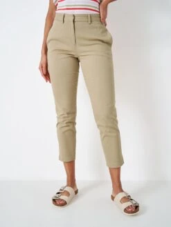 Crew Clothing Capri Pant - Beige