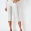 Crew Clothing Mia Crop Trousers - White -Modish Muse VID02 SQ1 0000000013 WHITE MDf